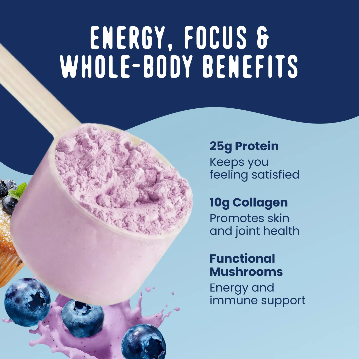 Blueberry Muffin Protein Smoothie - Image 3